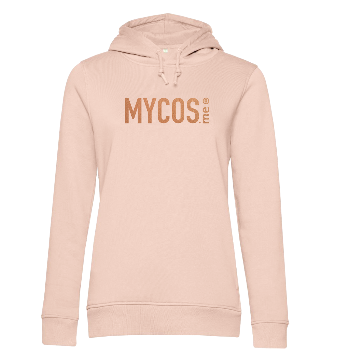 Damen_Hoodie_Logo_MYCOS.me®_SoftRose_front