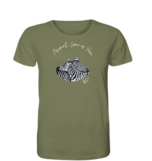 Herren T-Shirt Zebra Love