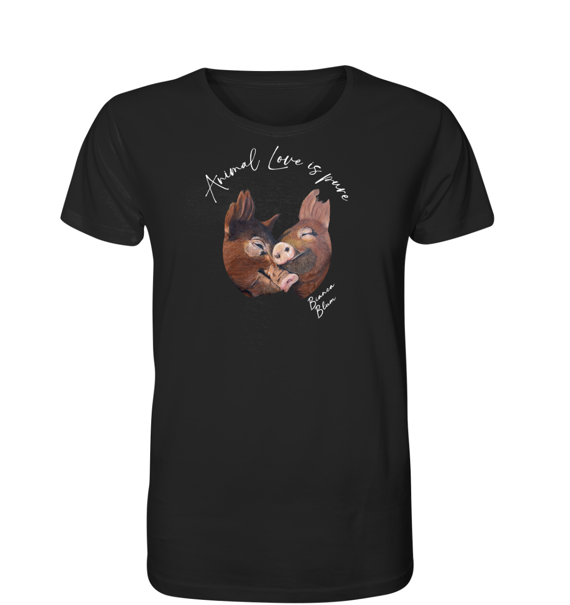 Herren T-Shirt Pig Love
