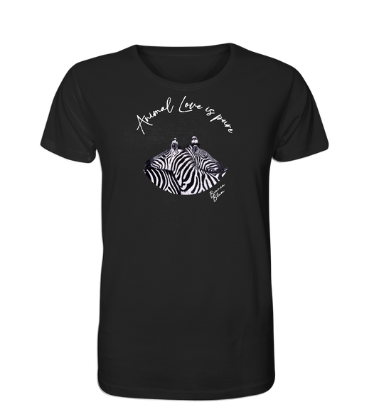 Herren T-Shirt Zebra Love