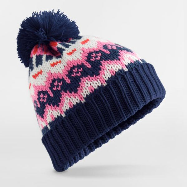Beanie Retro Ski - Snow Blue