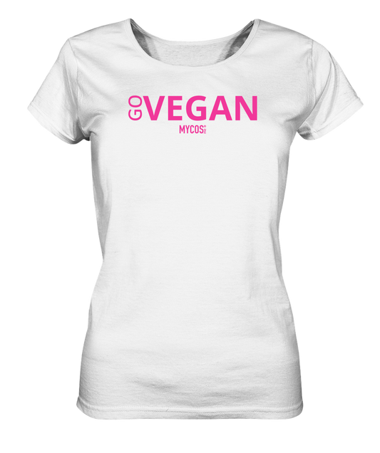 Damen T-Shirt Go Vegan