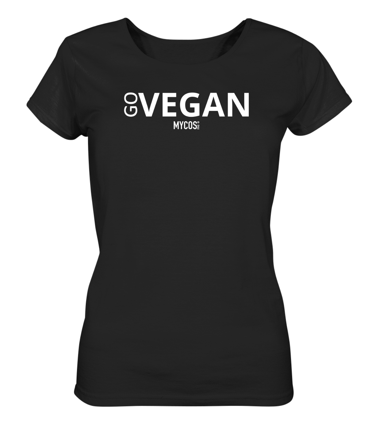 Damen T-Shirt Go Vegan