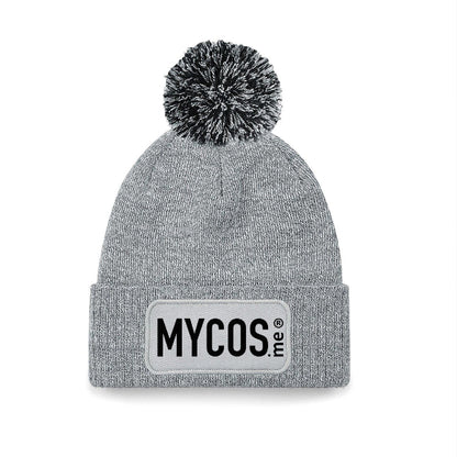 Beanie Winter Pompon MYCOS.me® Grey