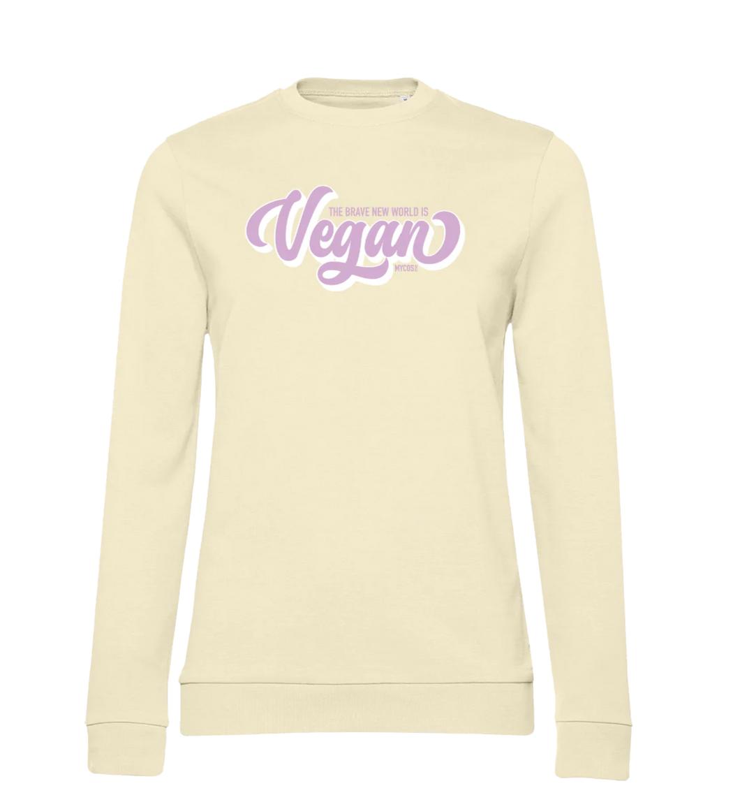 Damen Sweatshirt - Brave New World is VEGAN