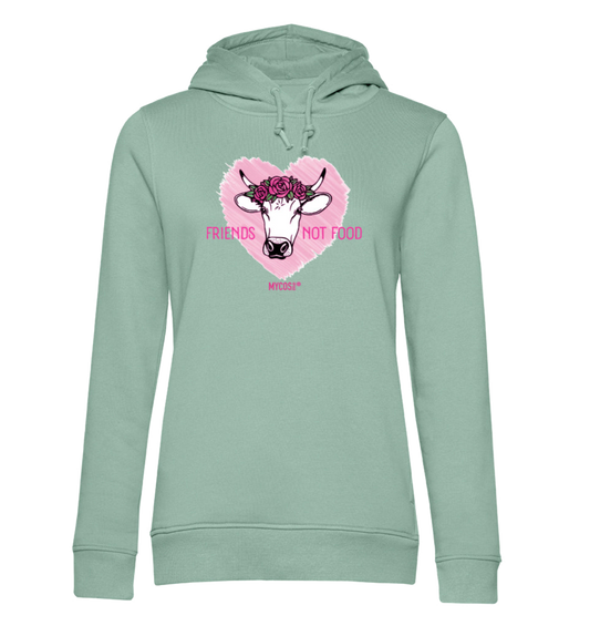 Damen Hoodie - Friends Not Food