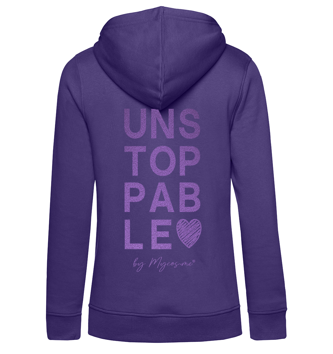 Damen Hoodie - Unstoppable Purple Electric
