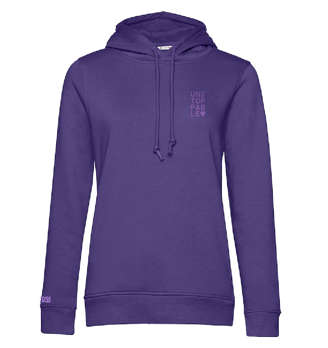 Damen Hoodie - Unstoppable Purple Electric