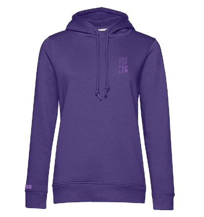 Damen Hoodie - Unstoppable Purple Electric