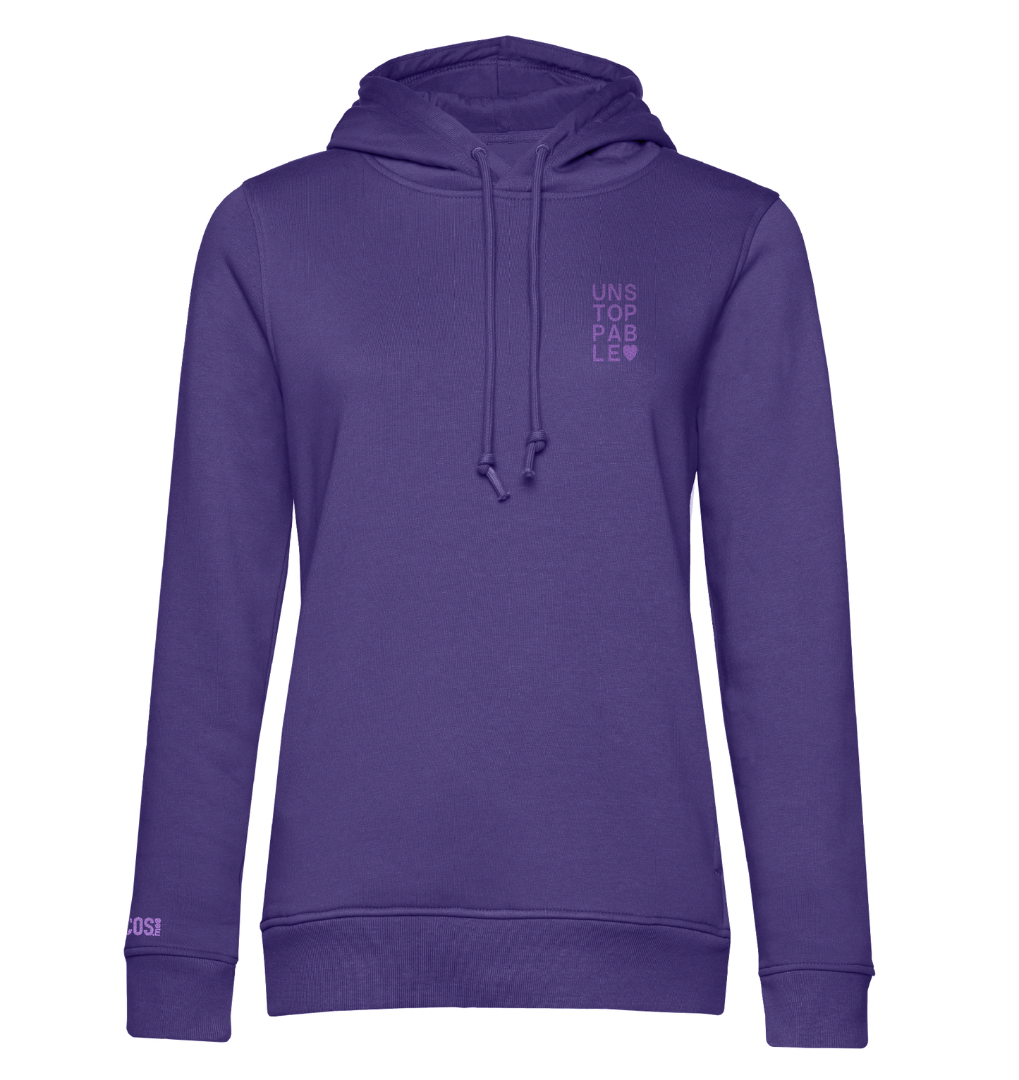 Damen Hoodie - Unstoppable Purple Electric