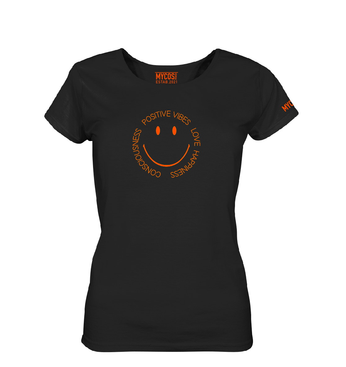 Damen T-Shirt - Positive Vibes (c)