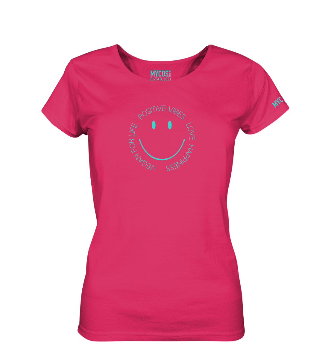 Damen T-Shirt - Positive Vibes (v)