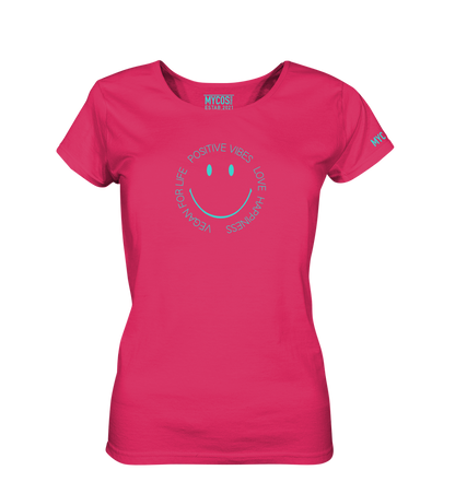 Damen T-Shirt - Positive Vibes (v)