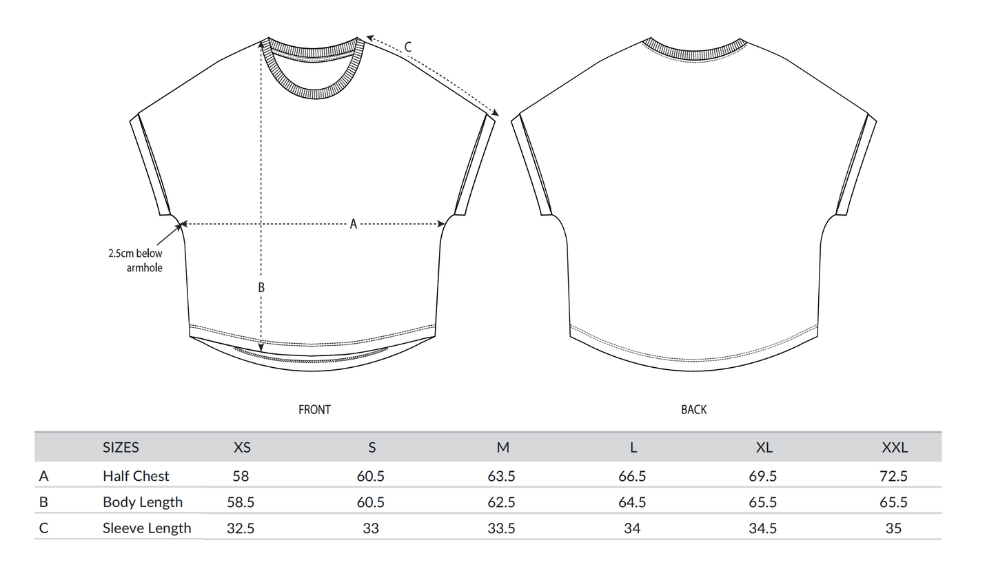 Vegan Damen T-Shirt Oversized Animal Rights (Einzelstück)