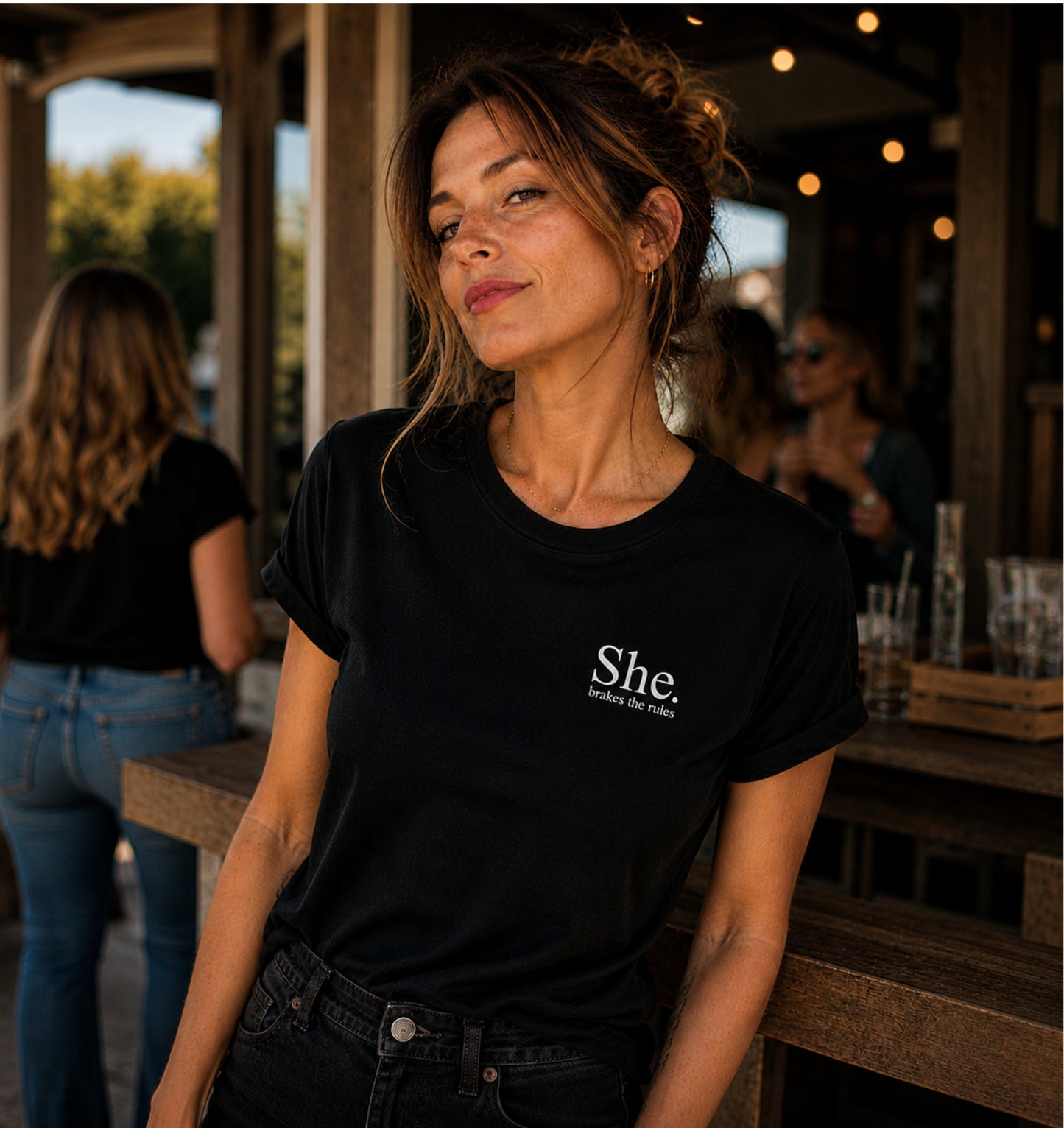 T-Shirt -She. brakes the rules