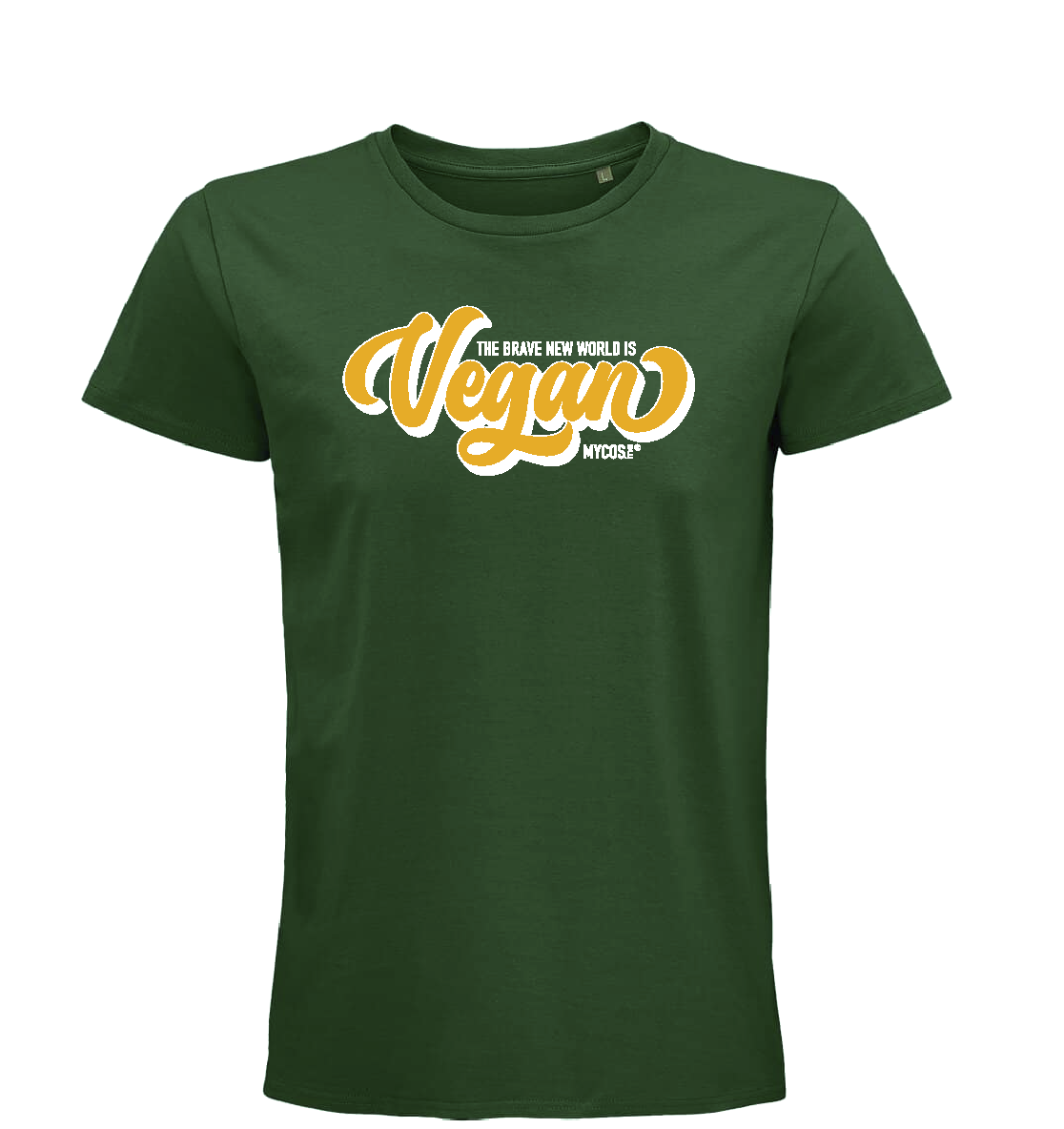 Herren T-Shirt Brave New World is VEGAN (Einzelstück)