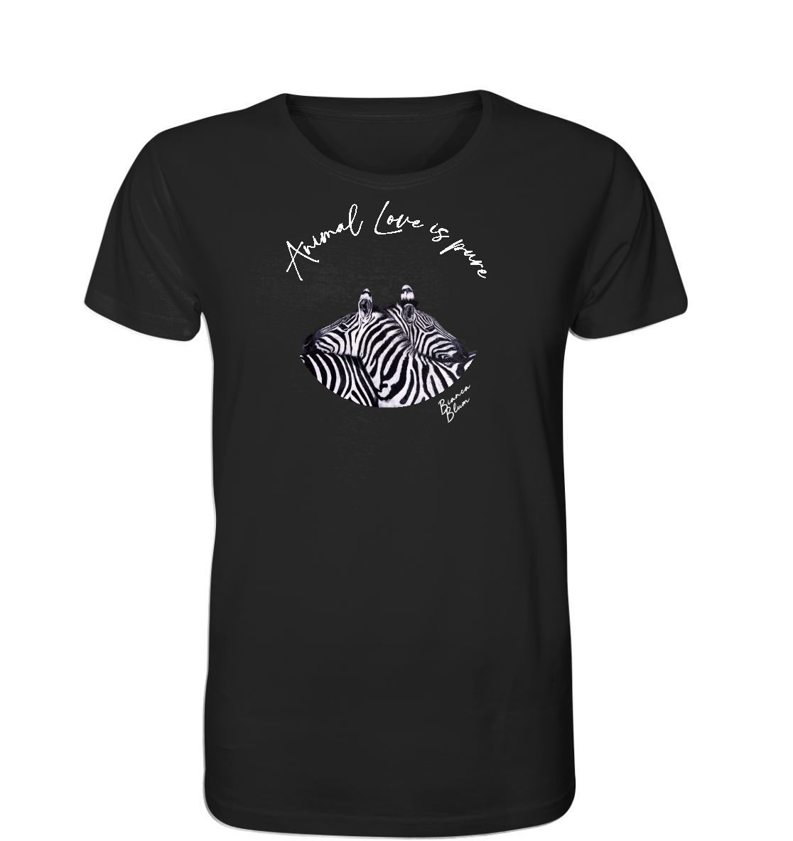 Herren T-Shirt Zebra Love