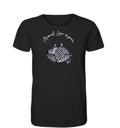 Herren T-Shirt Zebra Love