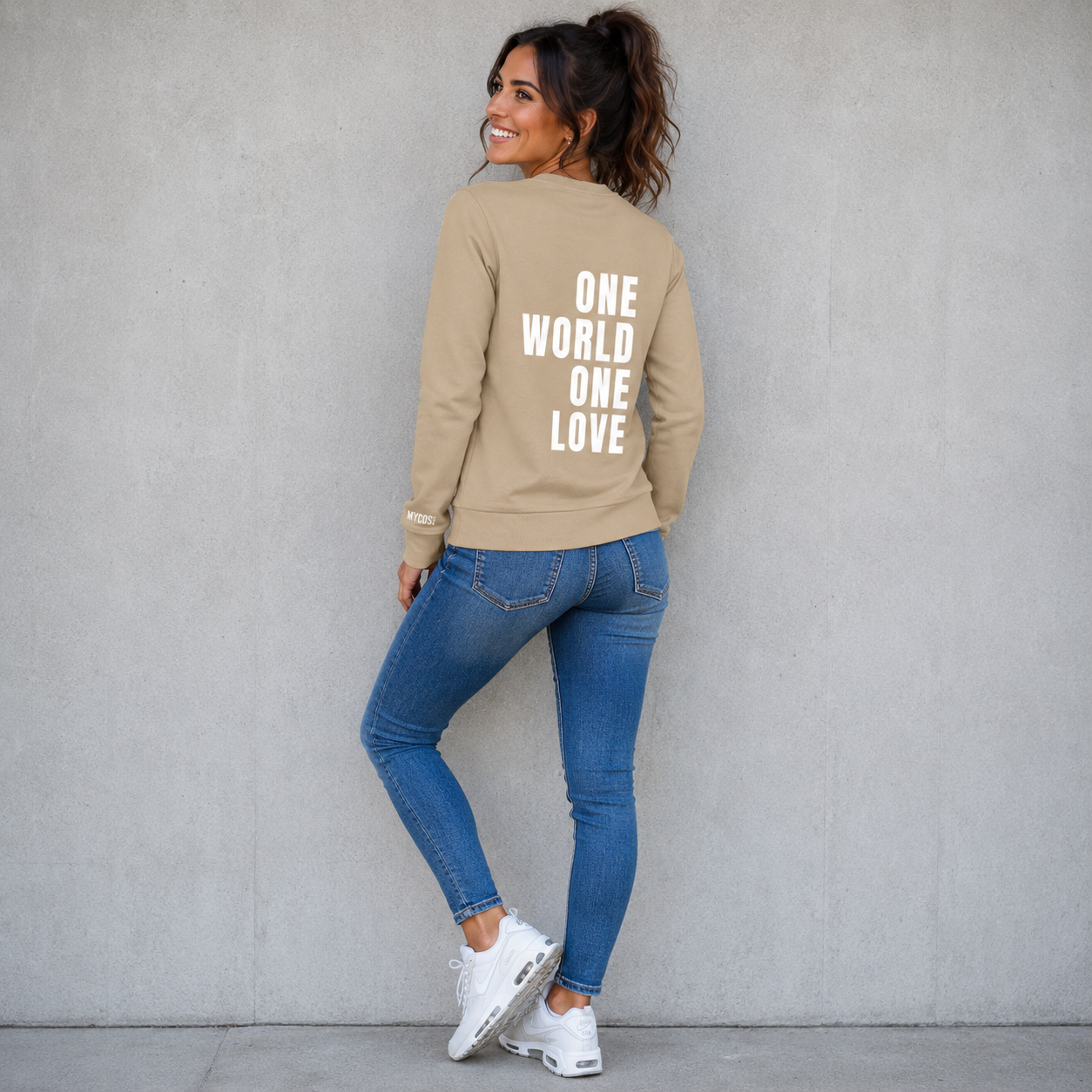 Damen Sweatshirt - One Love One World