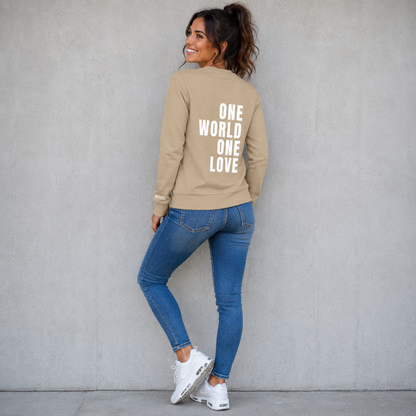 Damen Sweatshirt - One Love One World