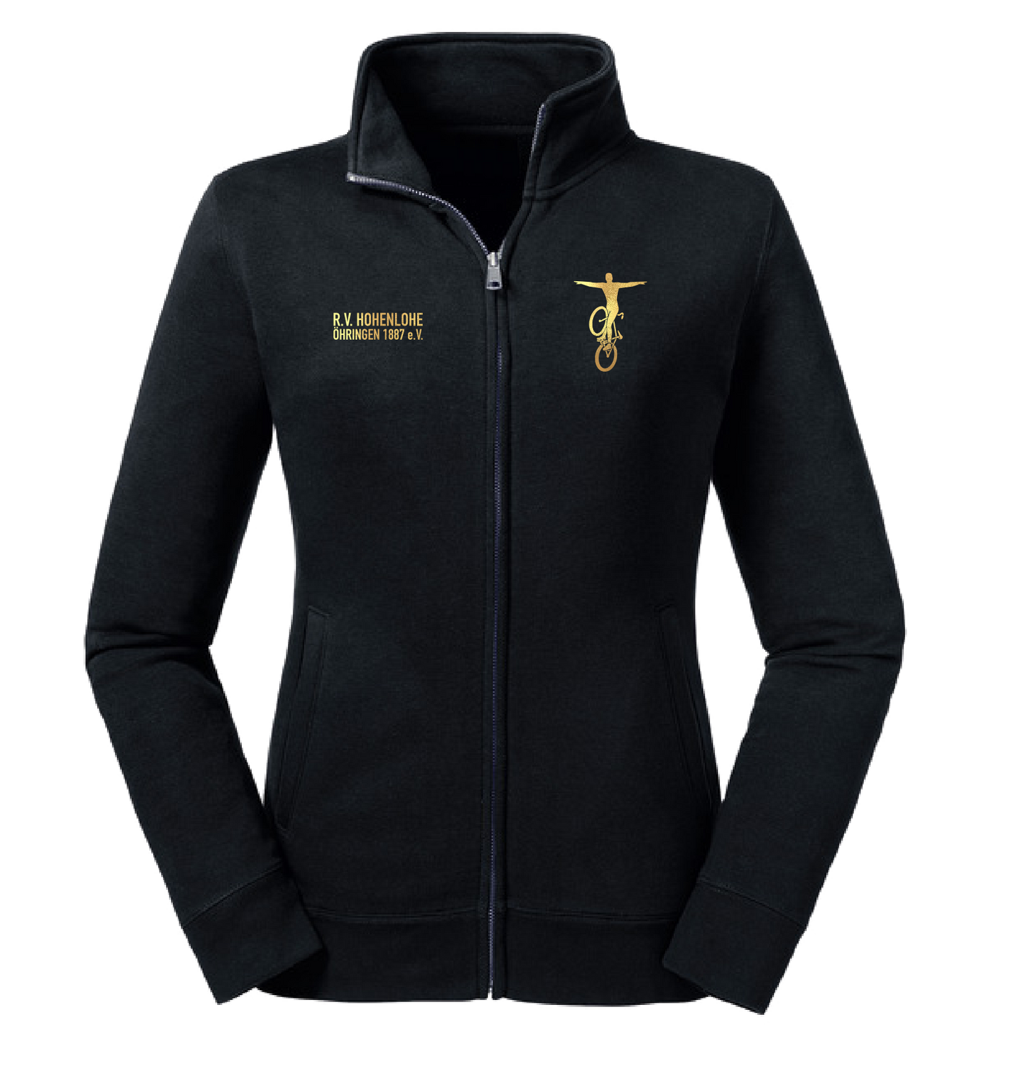 Damen Sweatjacke - RV Öhringen Kunstrad Gold Edition