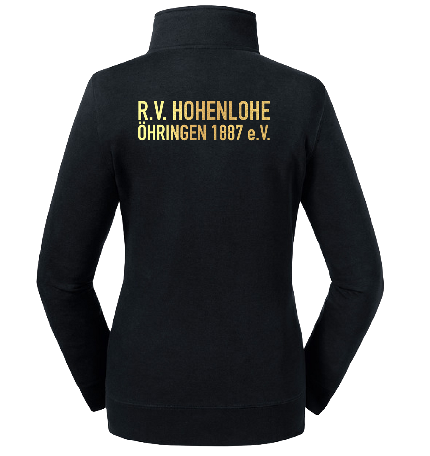 Damen Sweatjacke - RV Öhringen Rollkunstlauf Gold Edition V2
