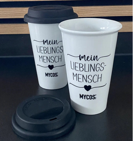 Keramikbecher "mein LIEBLINGSMENSCH"