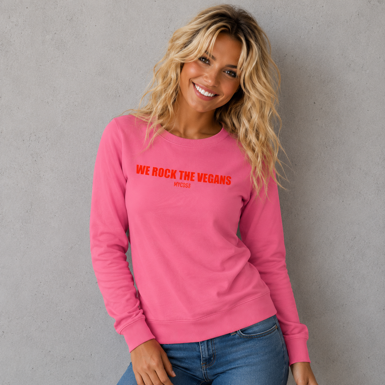 Damen Sweatshirt - We Rock The Vegans